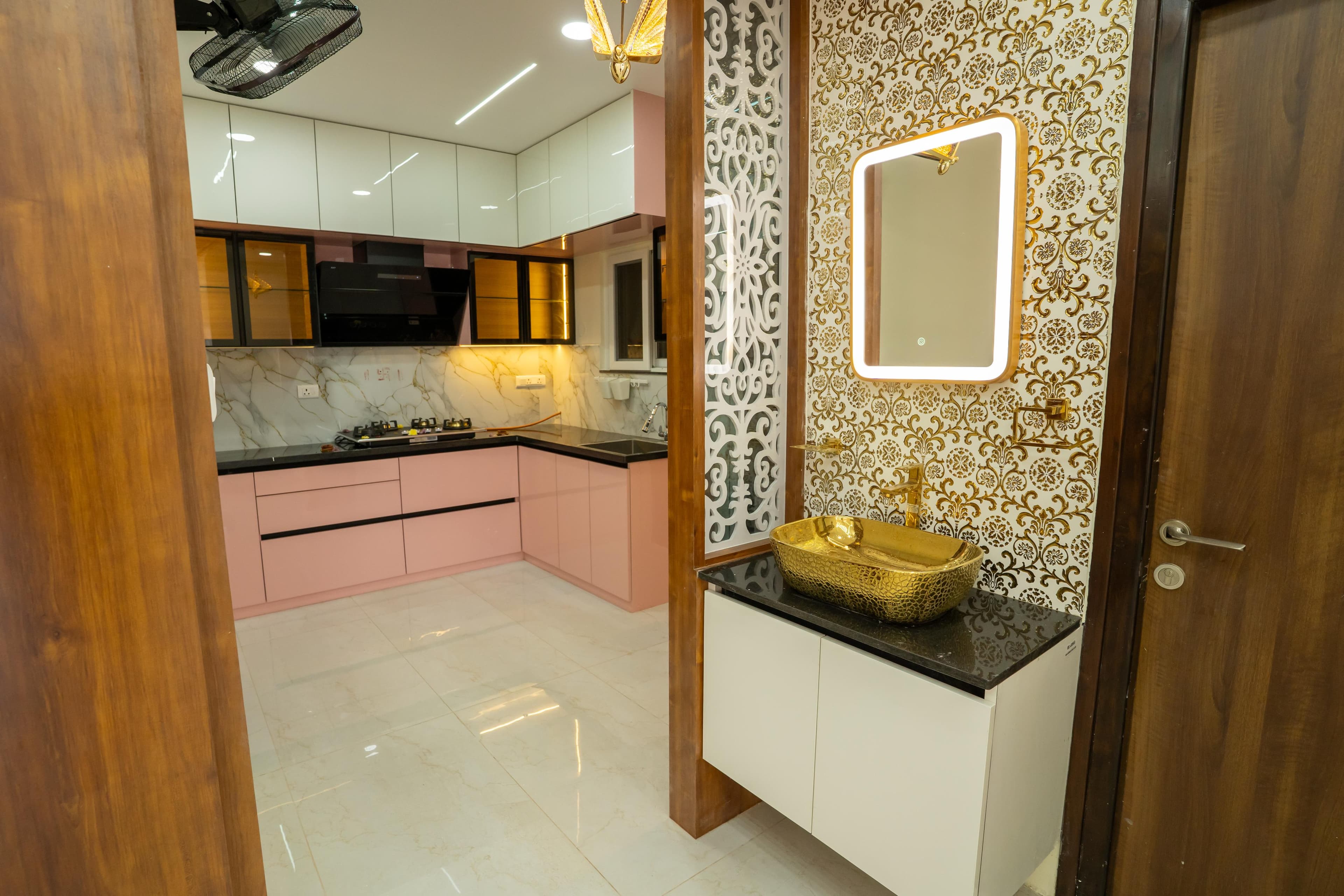 Modular Kitchen Interior #10 - Kitchens by Navrish Interiors