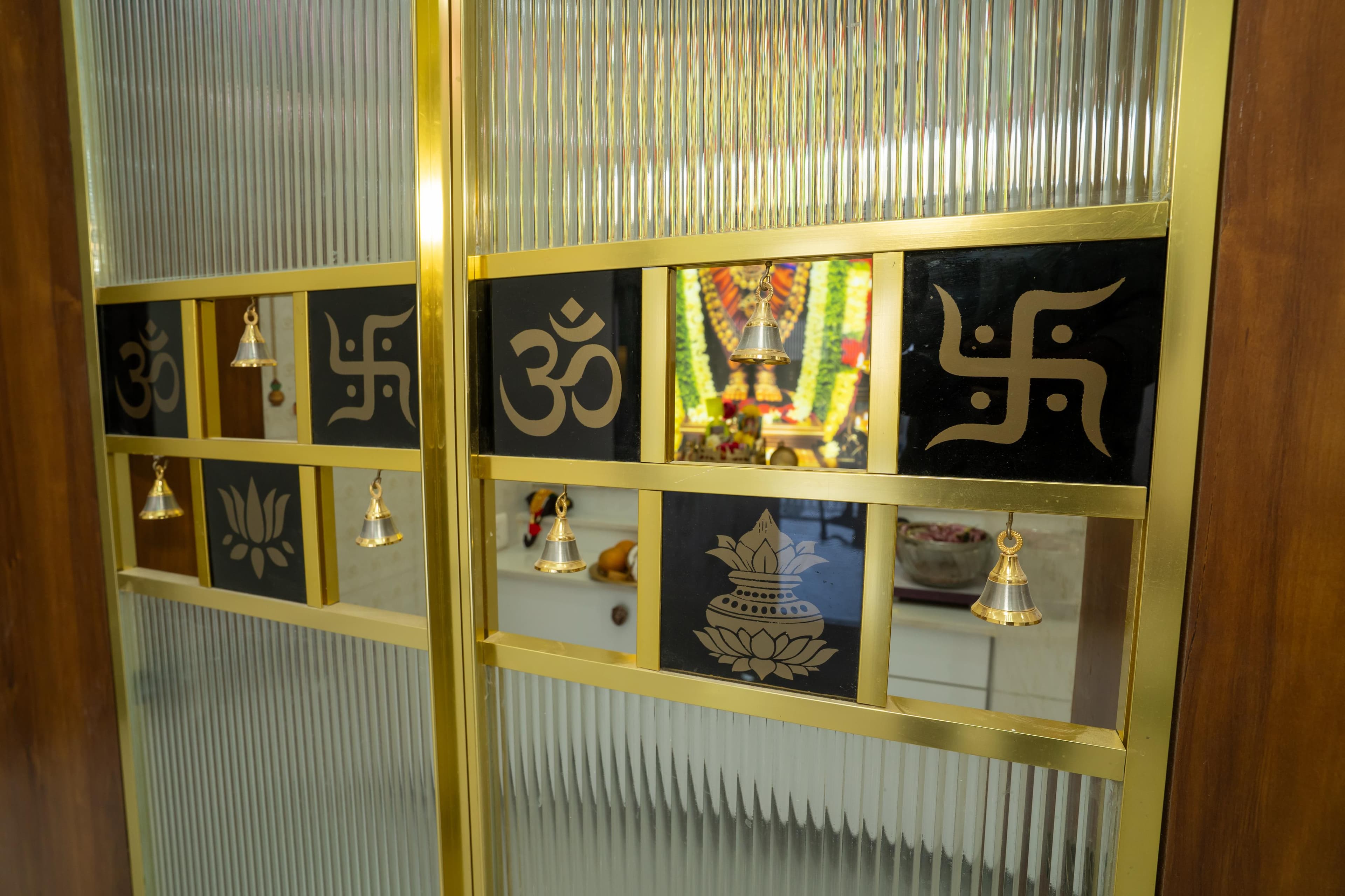 Custom Woodwork & Pooja Rooms - Navrish Interiors Hyderabad