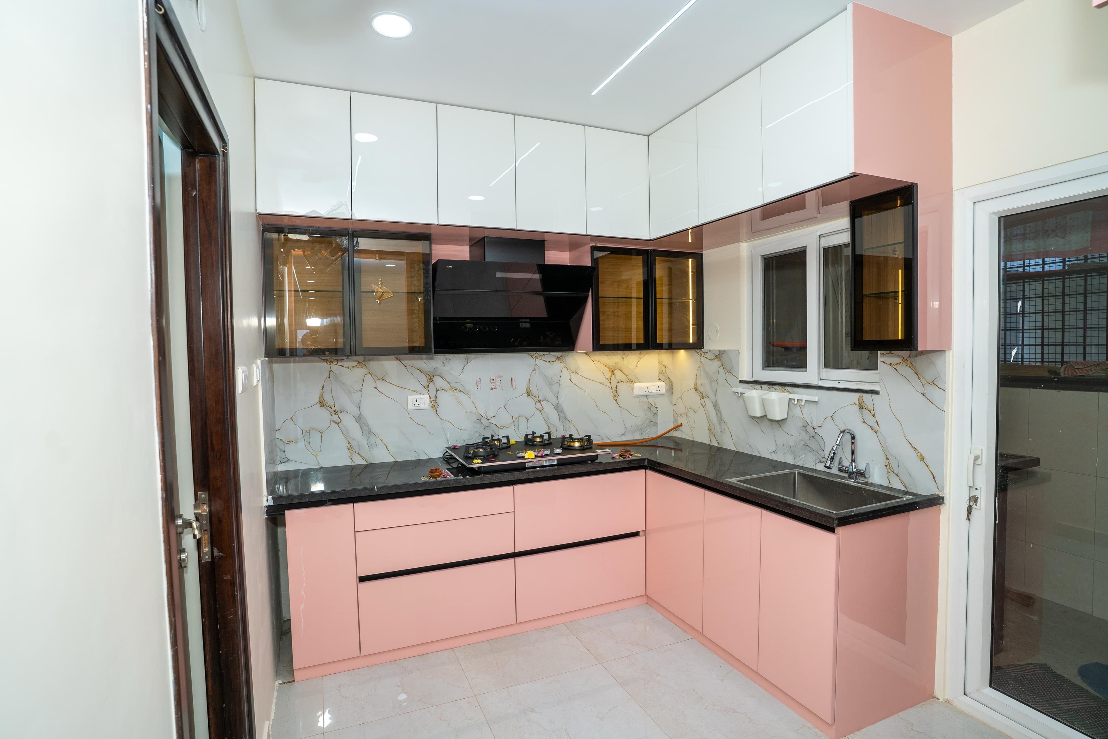 Modular Kitchens — premium interior design and woodwork by 100+ working professionals at Navrish Interiors in Hyderabad
